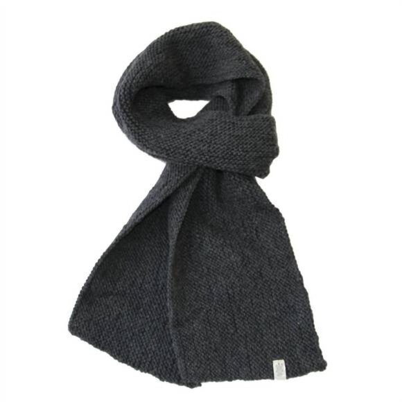 NEW with Tags NIRVANNA DESIGNS Roam 100% Merino Wool Scarf in Charcoal Gray - Picture 1 of 5